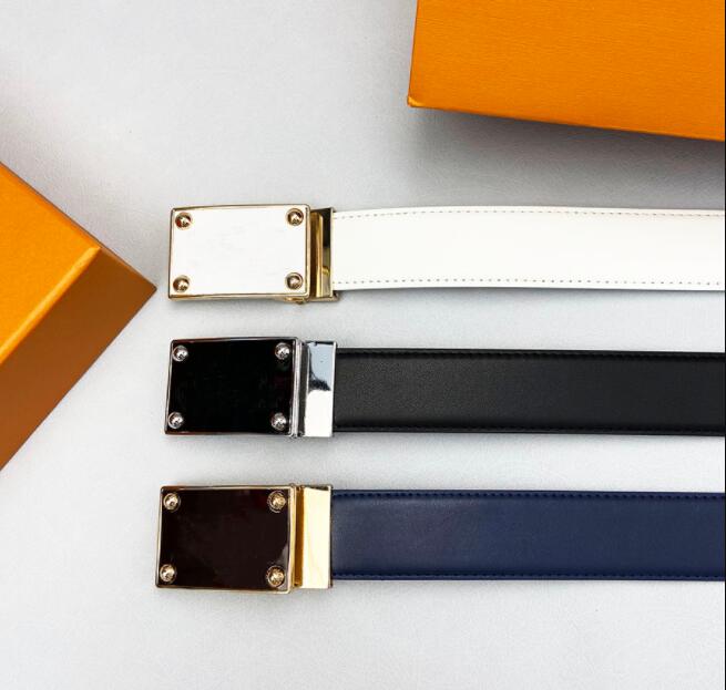

Men's Women's Fashion Classic Designer leather Belt Luxury Belt Women's Belt Casual Gold Buckle Letter Smooth Buckle size 105-125, Free choose