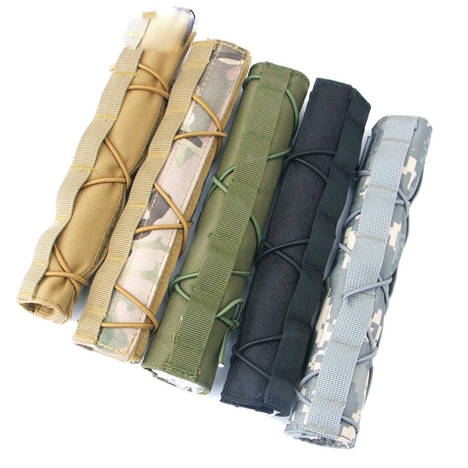 

ar15 accessories tactical airsoft nylon 22cm Silencer Suppressor Mirage Heat Cover Shield Sleeve Shooting Muffler Baffler Protecto223h, Customize
