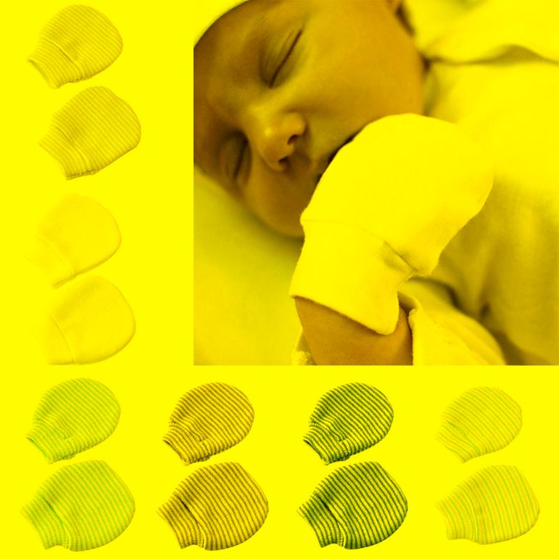 

Hair Accessories Cute Born Warm Knitting Mitten Baby Anti Scratching Gloves Simple Anti-eat Hand Anti-Grab Face Protect Glove MittenHair, White