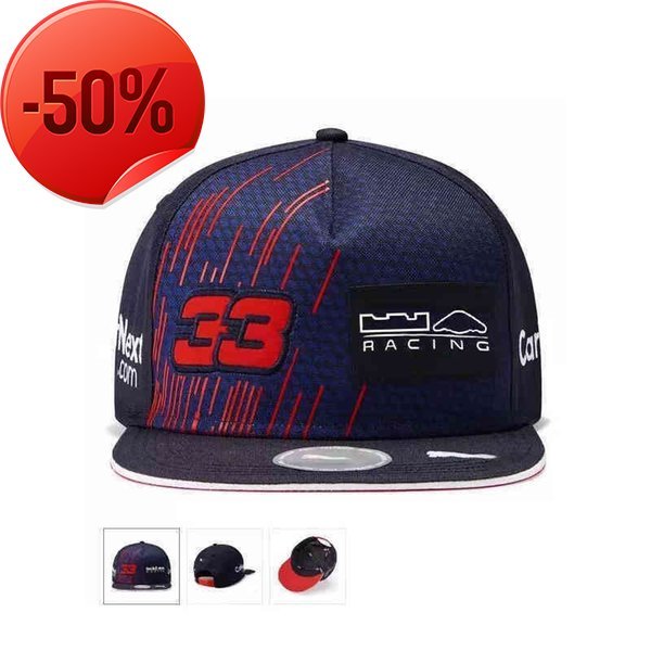 

Baseball Caps Flat Brim Hip Hop Cap Sun Hat Outdoor 3d Embroidery F1 Racing Bulls Verstappen Car Fan Casual Sport 5K1