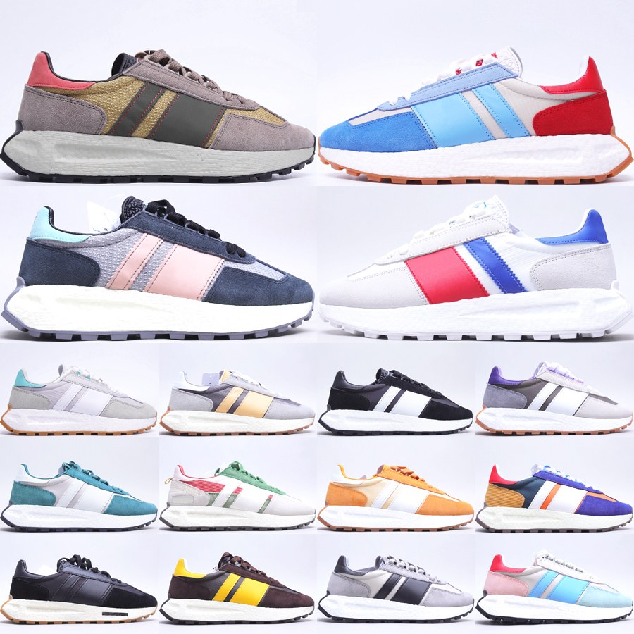 

High Retropy E5 Men Women Running Shoes New Designer Cloud White Wonder White Burgundy Navy Core Black Outdoor Sneakers Size 36-45, #29 icey pink core black pink tint