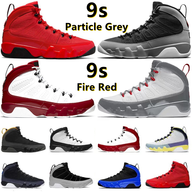 

Jumpman 9 9s Og Men Basketball Shoes Sneaker Fire Red Particle Grey Chile Gym Red Black White Unc Racer Photo University Gold Blue Mens Sneakers, Color#10