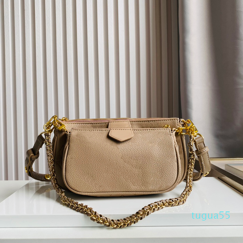 

Designers Bags Multi Pochette Lady Shoulder Bag Crossbody Purse, Beige