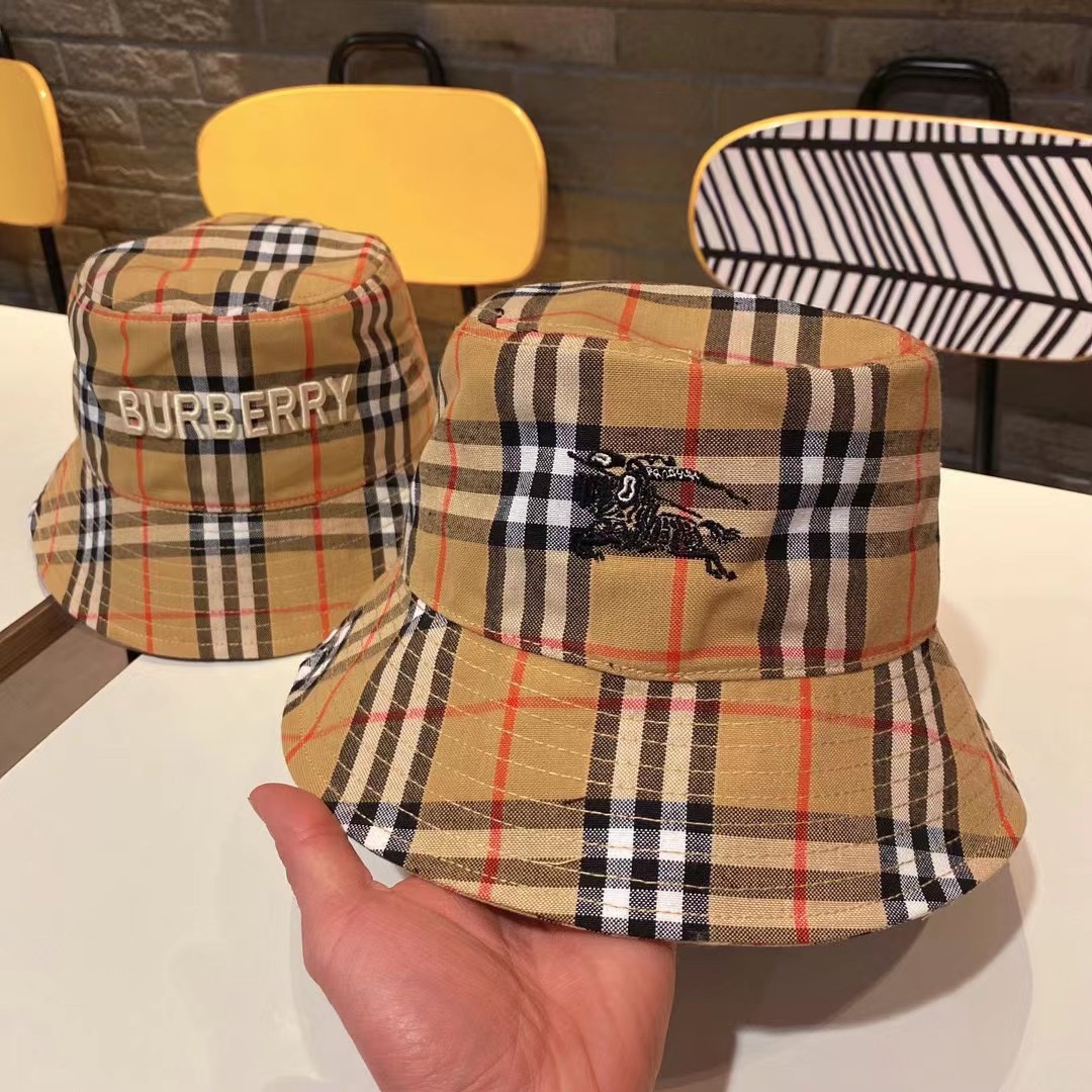 Burberry Hats Fashion Bucket Hat Cap for Men Woman Baseball Caps Beanie Casquettes fisherman buckets hats patchwork High Quality summer Sun Visor