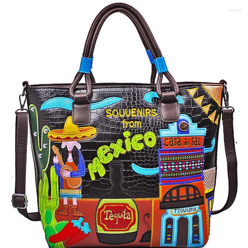 

Evening Bags Cartoon Print Bucket Handbags For Women Ladies Design Embroidery Shoulder Female Crocodile Pattern Messenger Bag 2022Evening, 50 pcs choose this
