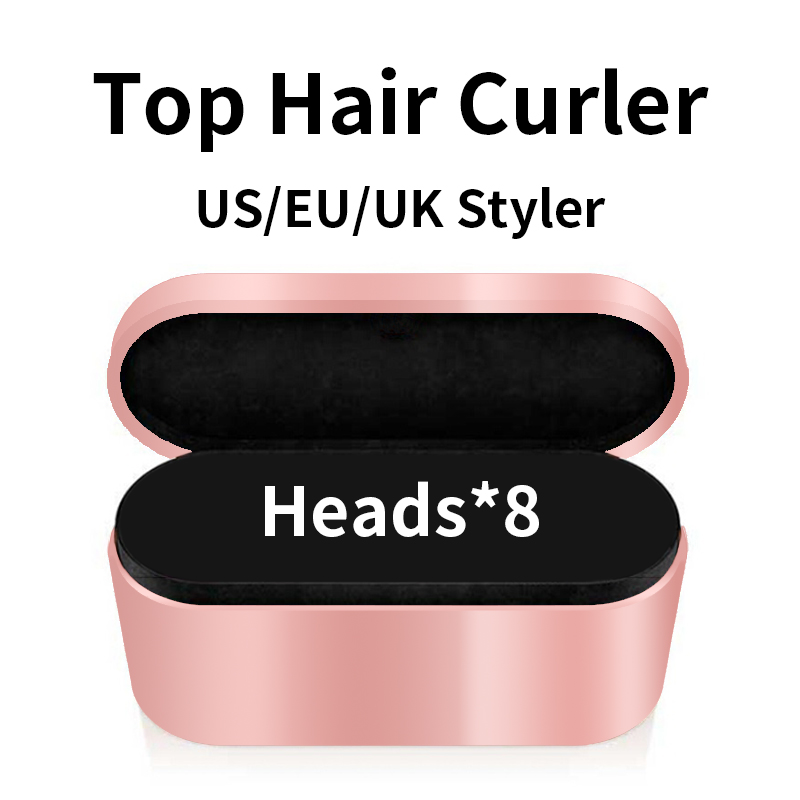 

In stock Hair Curler 8-Heads Multi-function Hair Styling Device Automatic Curling Iron for Normal Hairs EU/UK/US with Gift Box