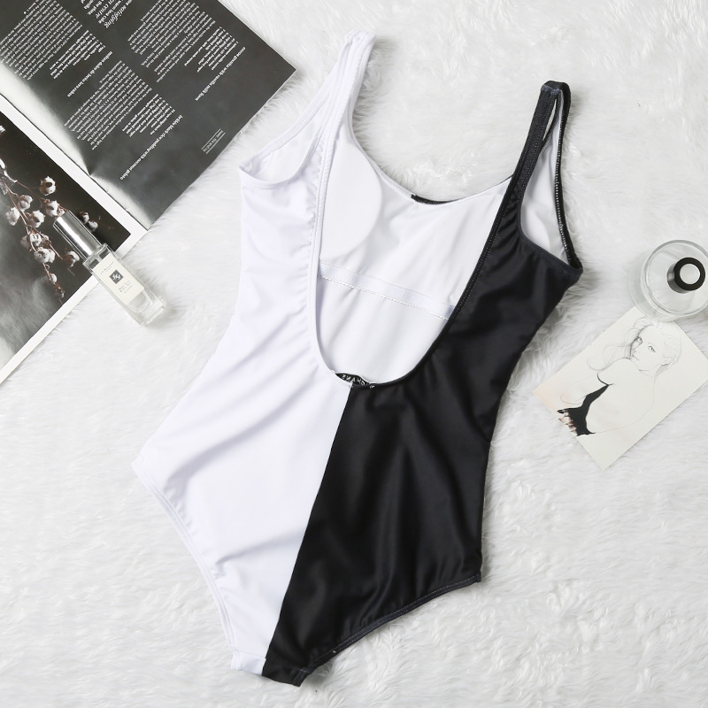 Woman Swimwear One Piece Sexy Padded push up swimsuit Ladies Personalized Bathing Birthday Anniversary Gift Wife One-Piece Backless Swimsuits Sum-image-762940870