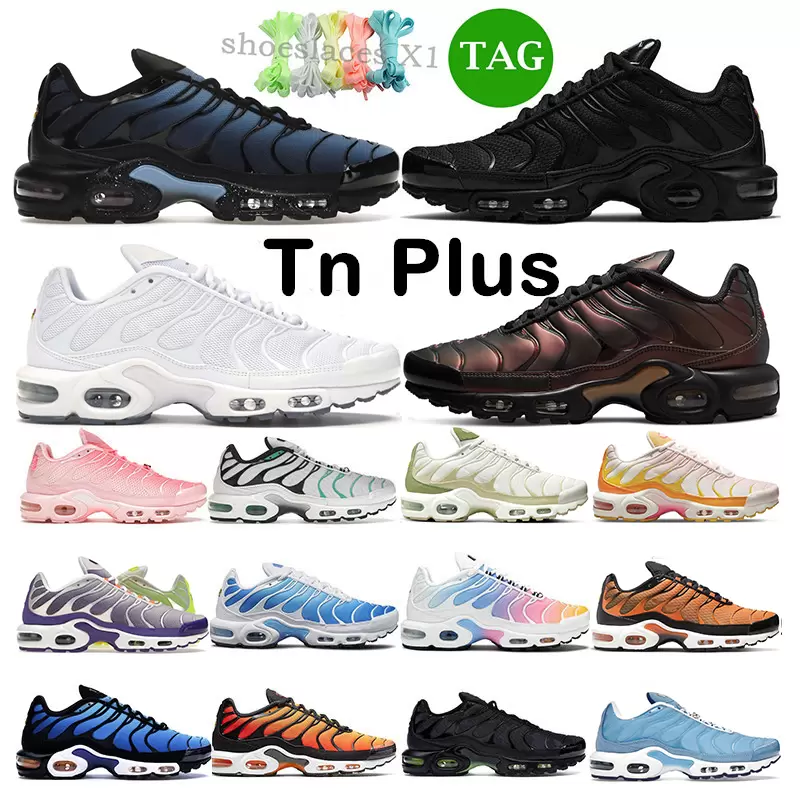

Tn Plus Mens Trainers Running Shoes White Black Gold Hyper Jade Royal Atlanta University Blue Women Breathable Sneakers Sports Tennis Size 36-46 Big Size, Box