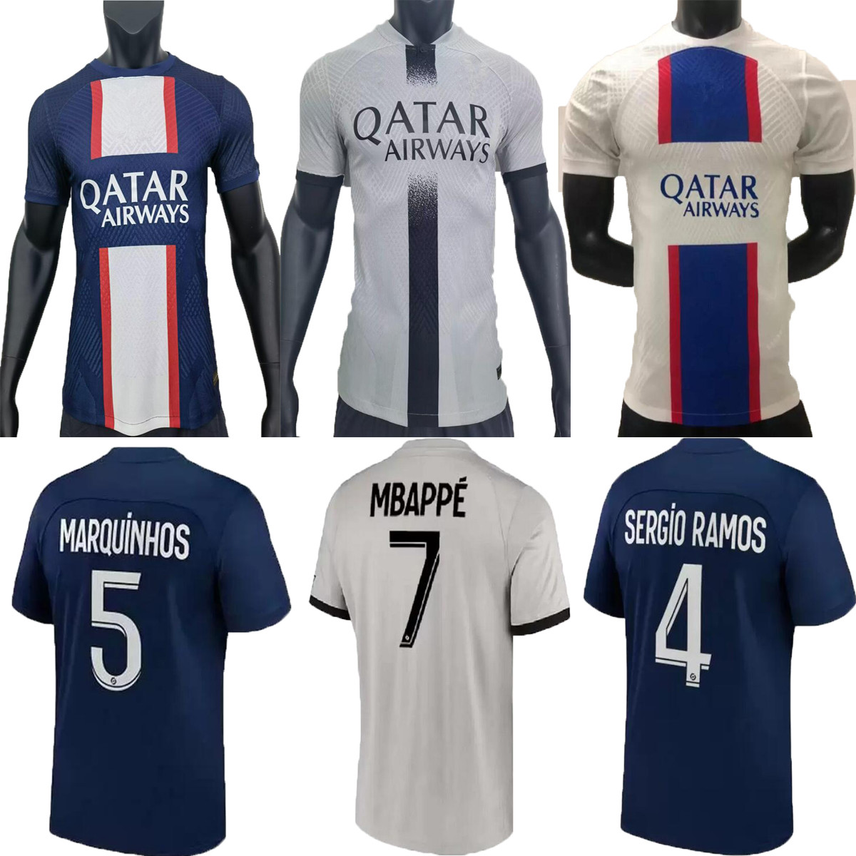 

player version HAKIMI maillot de foot 22 23 soccer jersey 2022 2023 MBAPPE PsGs shirt hommes enfants VERRATTI MARQUINHOS KIMPEMBE shirt