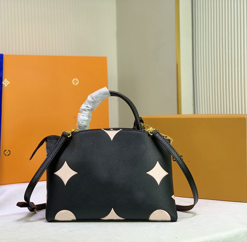 

Designer ladies Totes hand-held leather luxury goods classic fashion top quality brand one-shoulder zipper handbag 25-18-12cm 874651