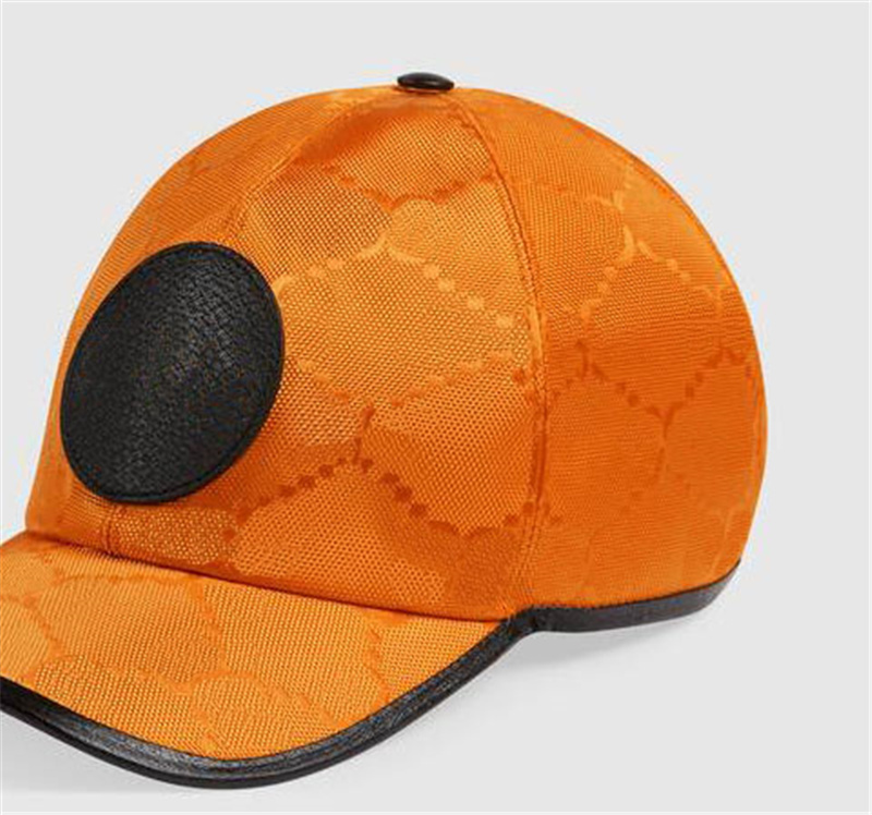 

2021 Mens Fitted Baseball Caps Orange Fashion Designer Woman Hats Casual Couple Classic Letters Luxury Designer Hats 985