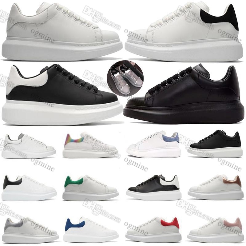 

2022 Men Shoe Designer Woman Leather Lace Up Platform Oversized Sole Sneakers Fashion White Black mens womens Luxury velvet suede tail Casual Shoes 35-46 With logo, Hello