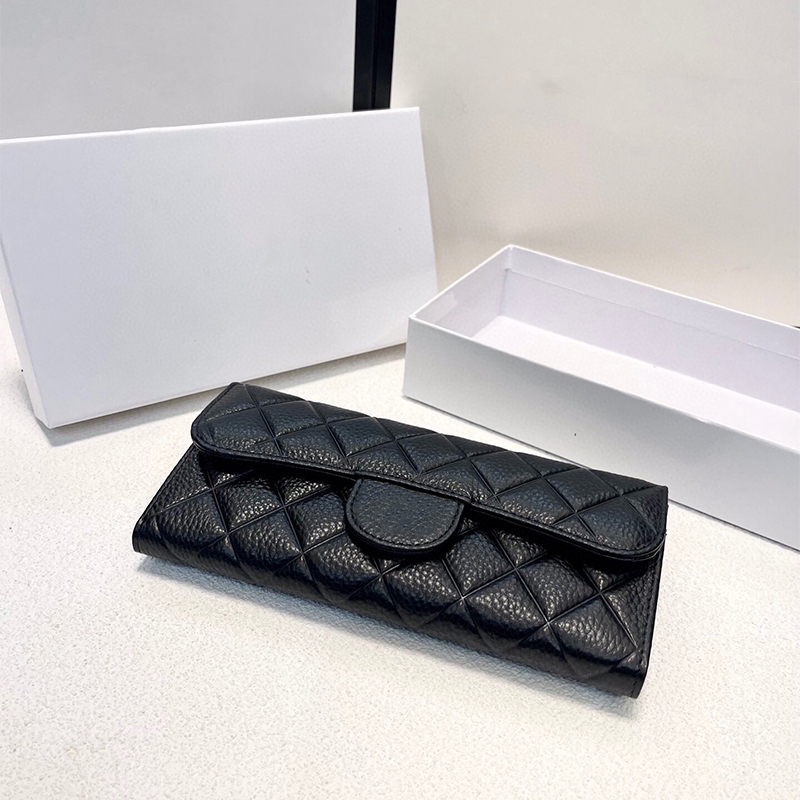 

2022 High Quality Luxury Wallet Coin Purses Card Holder Multifunctional Black Leather Designer Handbag Hot Wholesale woman Fashion Holders