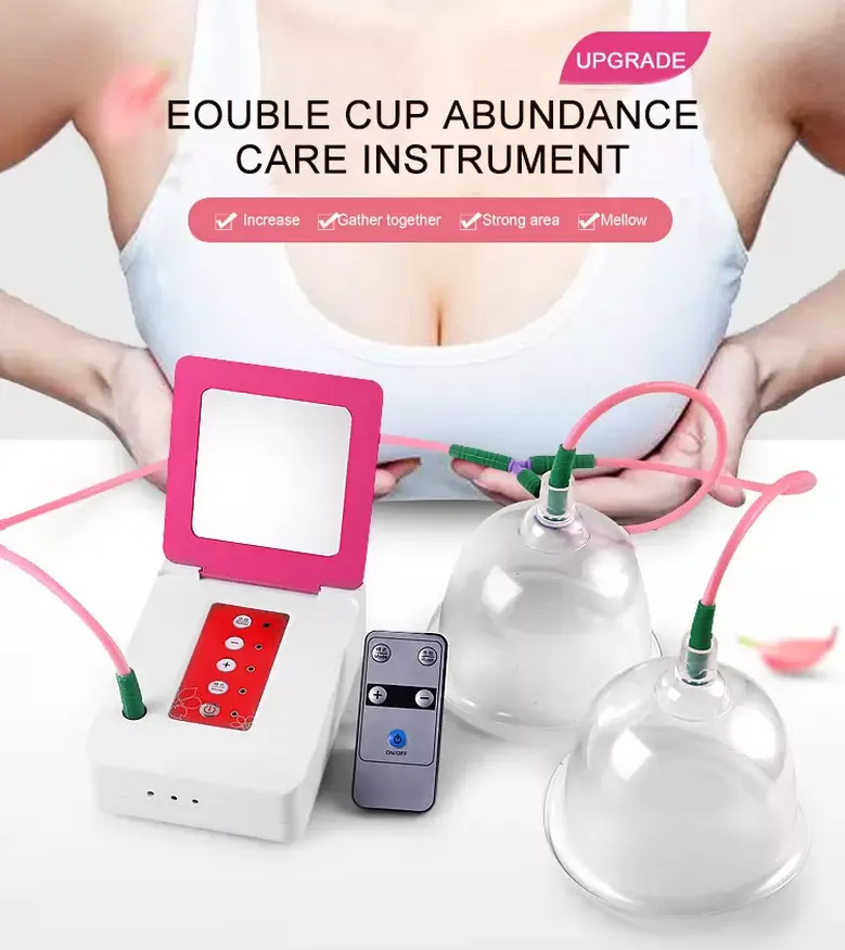 

2022 Homemade Beauty System Vibrating Breast Massager/ Electric Heated System Panty Design/ Breast Lift Massage Up Big Boobs