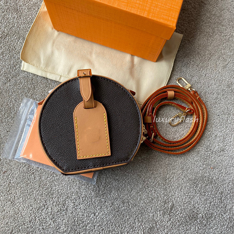 

Fashion Purses Women Designer Luxury Crossbody Bags Round Leather Handbags Shoulder High Quality Bag Messenger Purse Europe and America 2021, Box(not sold separately)