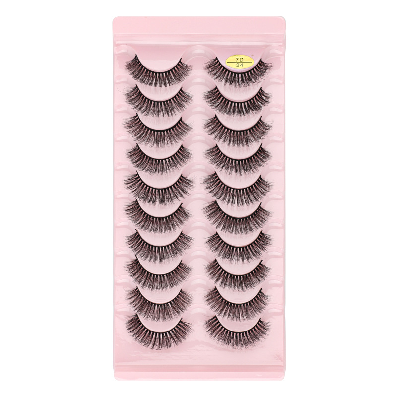 Thick Russian Curling False Eyelashes Extensions Soft Light Hand Made Reusable Multilayer 3D Fake Lashes Easy to Use 8 Models DHL-image-773234710