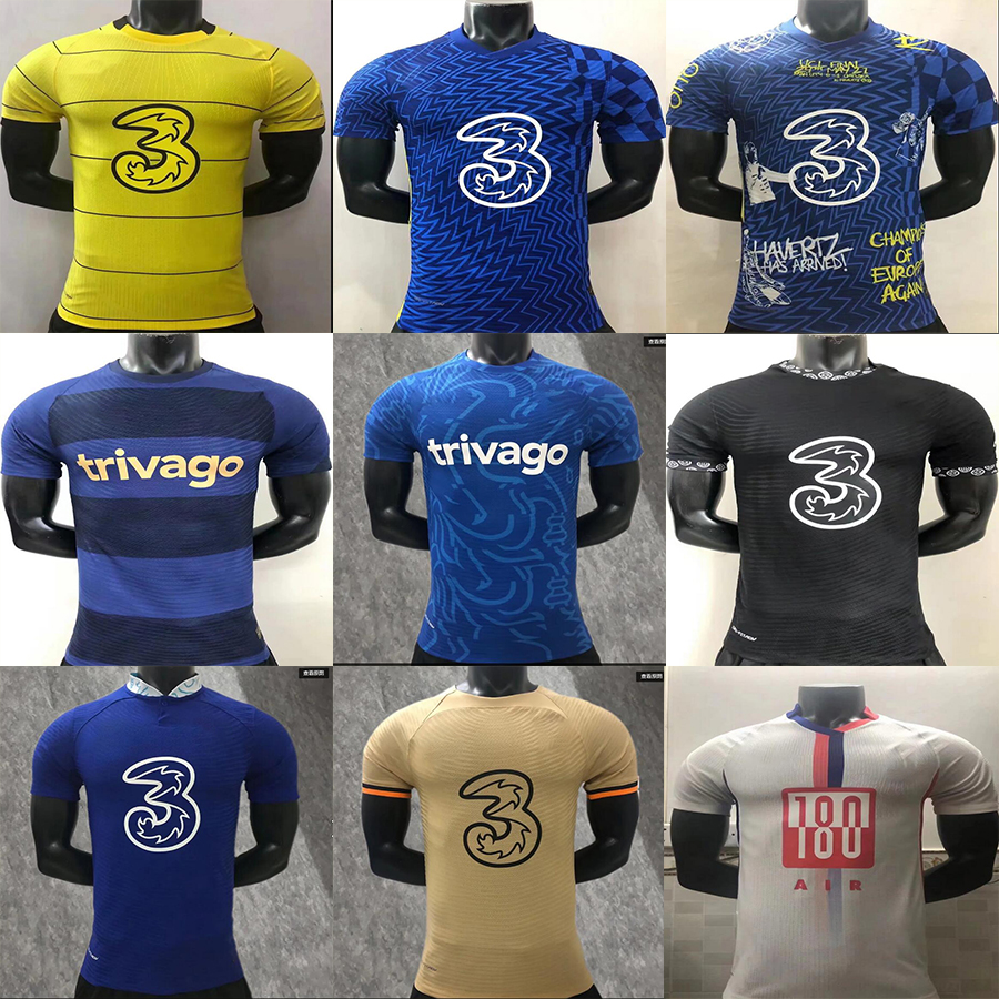 

S-2XL 20 21 22 23 cfc LUKAKU soccer jerseys limited-edition WERNER HAVERTZ ZIYECH PULISIC 2022 2023 Camiseta 2021 2022 KANTE Men third Player version football shirt, 2223 player version training suit