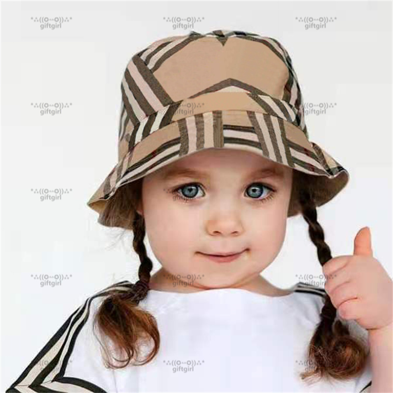 

Top Khaki Fisherman Hats High Quality Boy's and Girl's Designer Caps Outdoor Beach Sports Breathable Luxury Kids Sun Hats, As pic