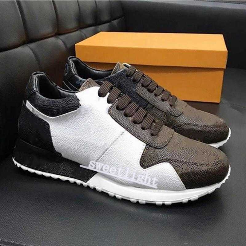 

2021 Fashion Leather Plus Run Away Sneaker Luxury Casual Shoes for with Original Box Runner Outdoors Chaussures pour hommes