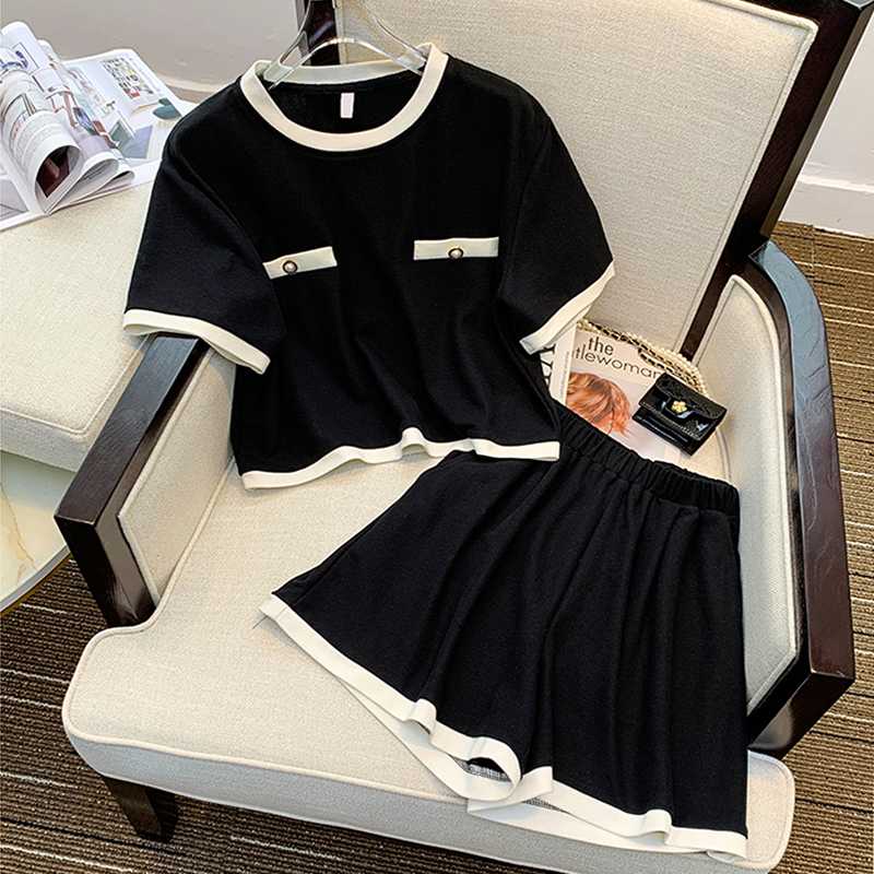 

Women's Tracksuits Women's Two Piece Skirts Set Crop Tops Short PantsSexy Casual And Simple Elastic Sports Style Suits Streetwear Tracks, Green