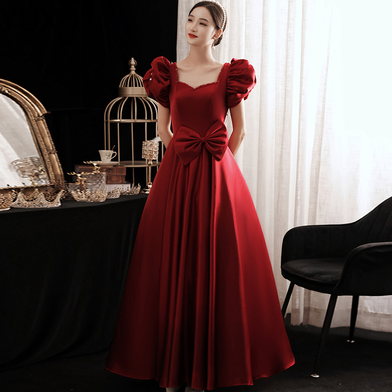 2023 appliques robe de bal robe de soirée rouge court sans manches dos nu princesse fête longue robes de bal vestido largo de fiesta