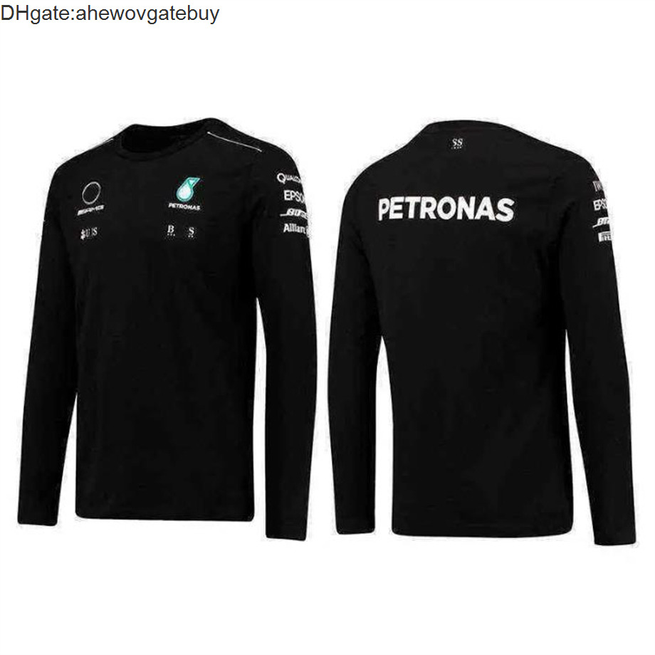 Petronas Mercedes Amg Sweatshirts t Shirts F1 Formula One Racing Mens Women Casual Long Sleeve T-shirt Benz Lewis Hamilton Team Work Clothes THNS