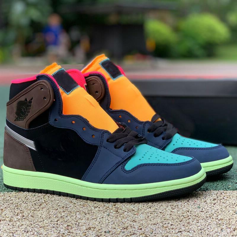 

Brand Shoes 1 High OG 1 Bio Hack 1s Baroque Brown Black Laser Orange Racer Pink Mens Basketball Men Sports Sneakers