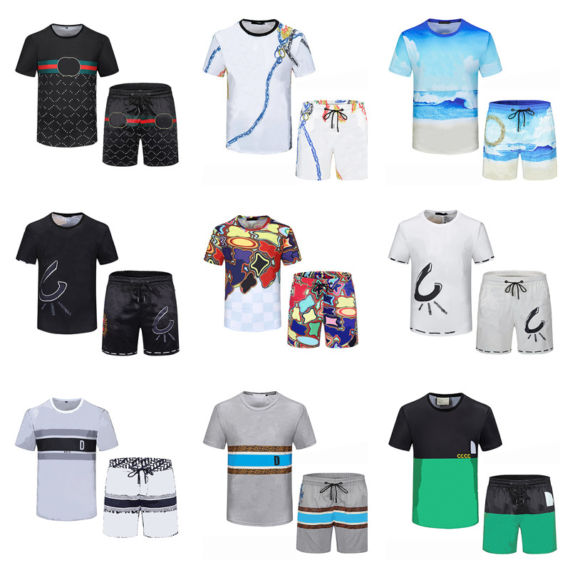 

Beach Shorts tshirt Suit Men's Tracksuits Hawaiian Printing Short Outfit Summer Casual Floral Shirts Two Piece Suit 2022 nuw Fashion Man Sets -3XL, Customize