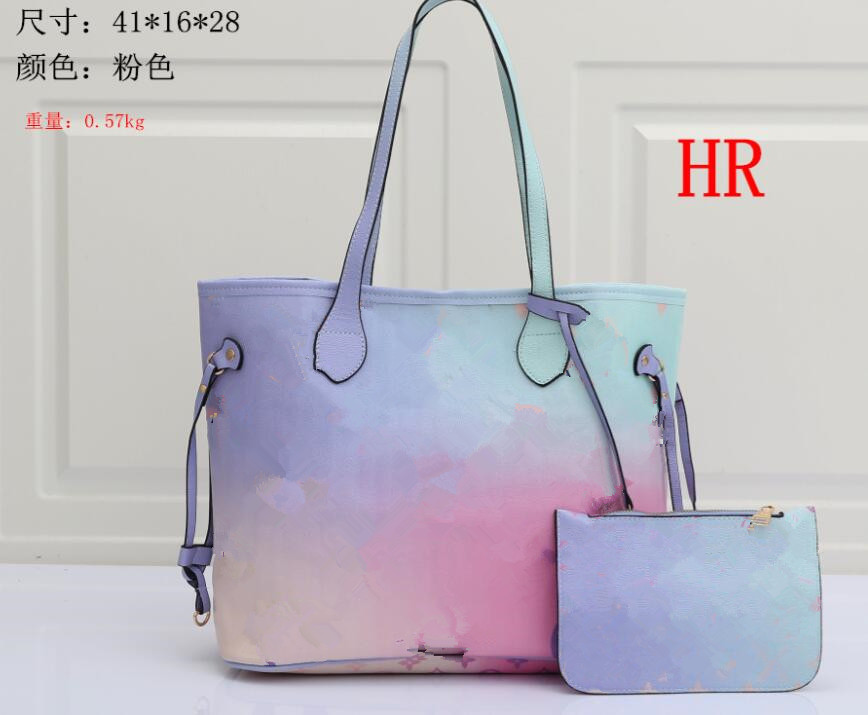 

2pcs set high quality Luxurys Designers Bags Women shoulder bag Messenger bags Classic Style Fashion Lady Totes handbags purse wallet