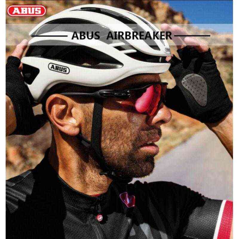 

ABUS Airbreaker Cycling Helmet Lightweight Motorcycle Shock Absorption Helmet MTB Bike Safety Riding Helmet Cycling Equipment H220423, Pink