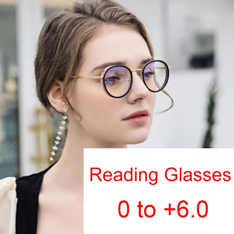 

Sunglasses Vintage Round Reading Glasses Men Women Anti Blue Light Prescription Eyeglasses Frames Spectacles Magnifying 1.0 1.5 2.0Sunglasse