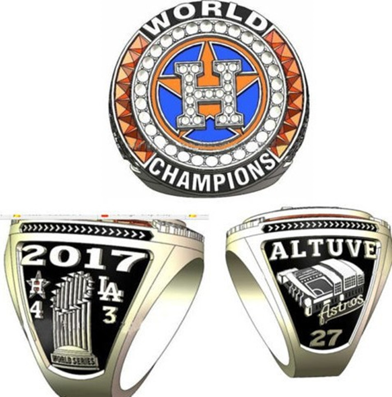 

Championship Series jewelry Rings 2017 2018 Hou Astros World Baseball Championship Ring Altuve Springer Fan Gift wholesale