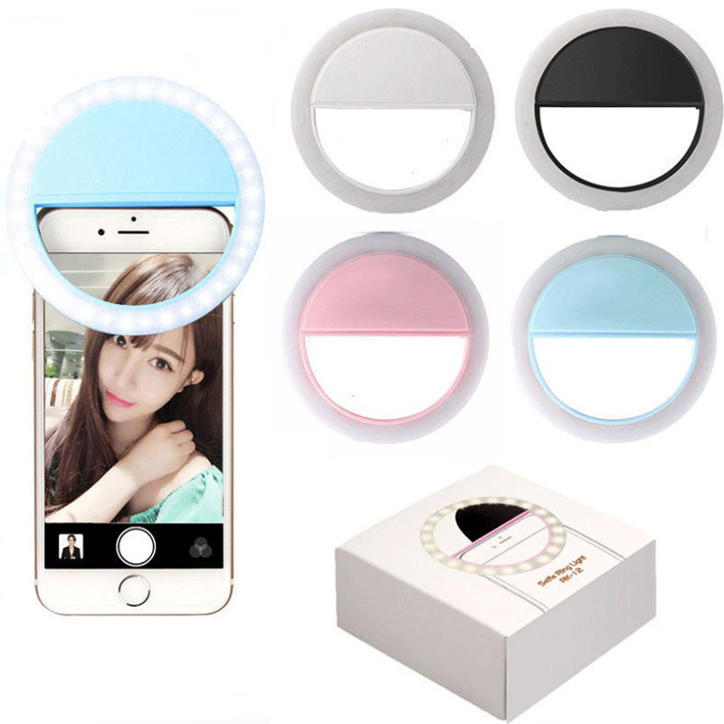 

Led Selfie Ring Light Novelty Makeup Lighting Selfies Lamp Mobile Phones Photo Night Lights Led Mirror Neon Sign Lamps