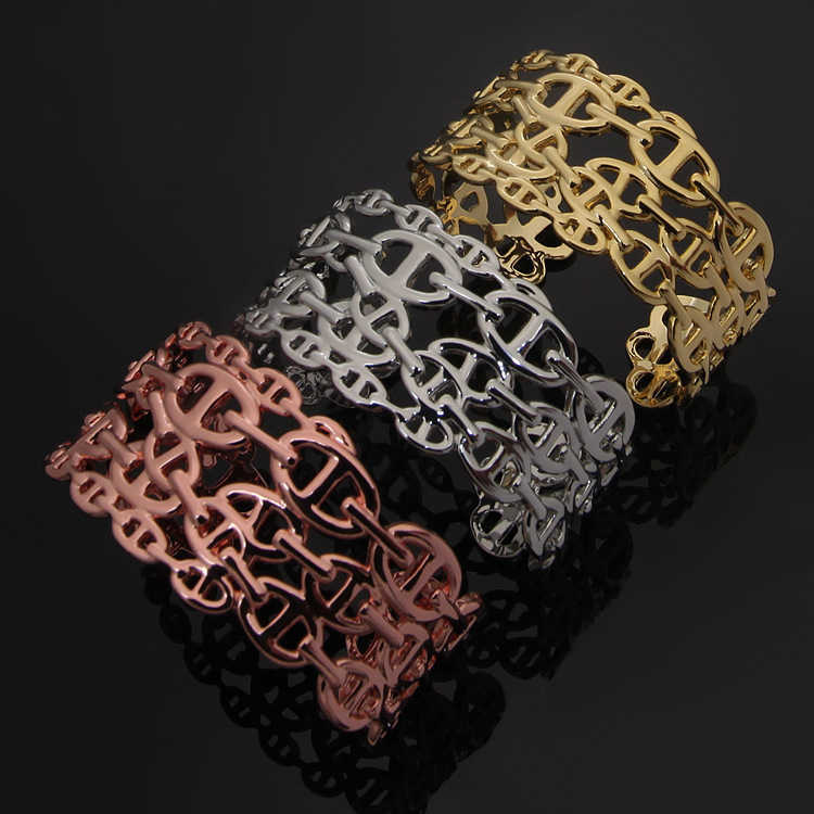 Girls Charm Bracelets Fish Frozen Gold Bangle Jewelery Silicone Unisex Infinity Hand Ring-image-749887546