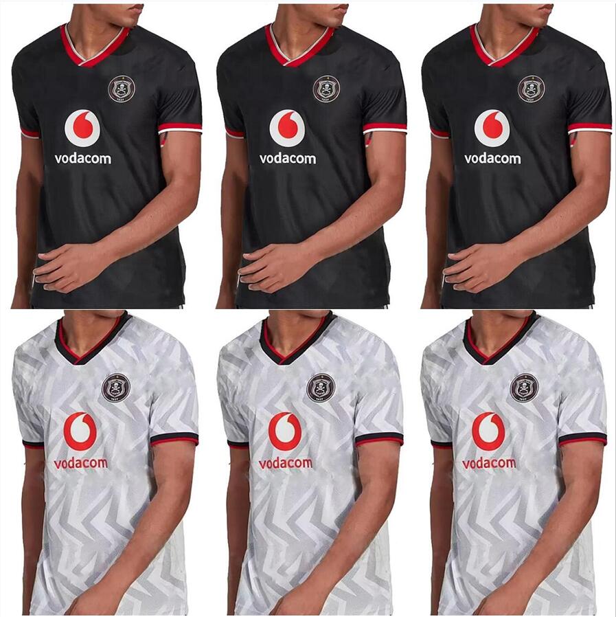 

22 23 Orlando Pirates PULE Mens Soccer Jerseys MOSELE HOTTO MABASA NYAUZA LORCH MONYANE Football Shirt Uniforms, Home