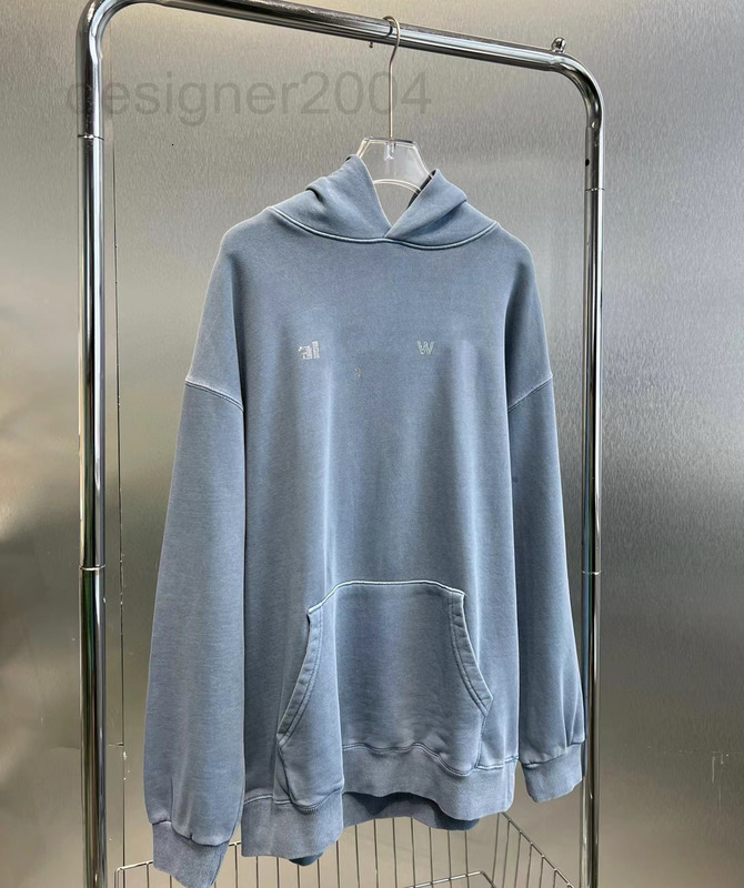 Sweat-shirts à capuche pour femmes Aw Wang Hot Diamond Lettre à sweat à sweat High G