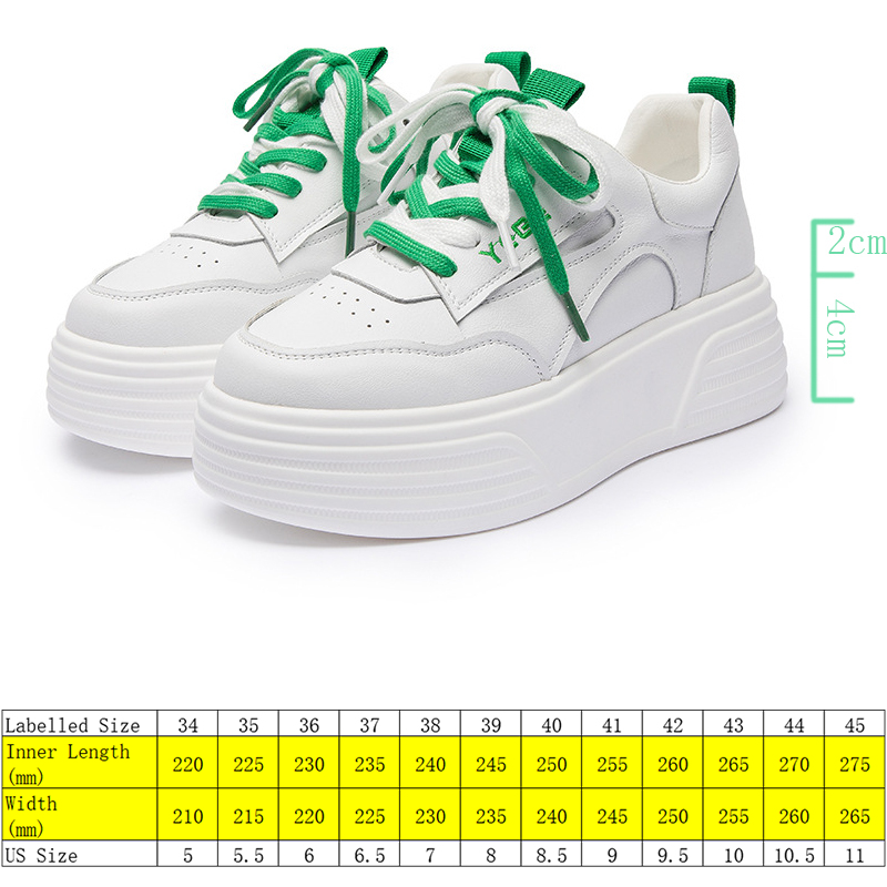 

6cm Platform Sneakers Wedge Shoes Genuine Leather for Women Summer Shoes White Breathable Female Fashion Sneakers 2022, Blue