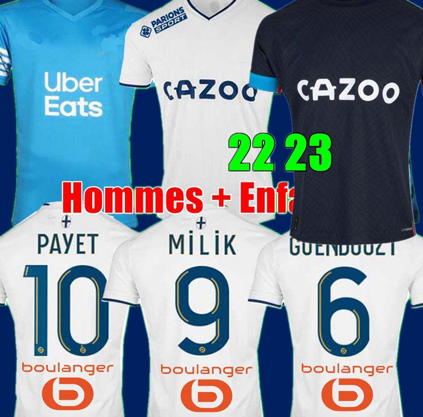 

22 23 MILIK PAYET soccer jerseys home 2022 2023 maillot foot CUISANCE THAUVIN BENEDETTO under football shirts men GUENDOUZI ALVARO GERSON KONRAD 3XL 4XL, Yellow