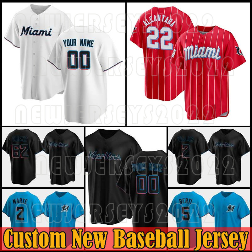 

Sandy Alcantara 2022 City Connect Marlins Jersey 2 Jazz Chisholm Jr. Miguel Rojas Miami Jorge Soler Garrett Cooper Jesus Sanchez Jesus Aguilar Jon Berti Anthony Bass, Custom new cool base(malinyu)