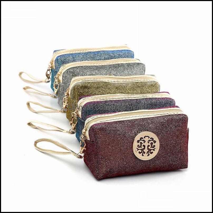 

Other Health Beauty Items New Arrival Waterproof Women Cosmetic Travel Make Up Color-Changing Bag Chameleon Makeup S Dhcr0