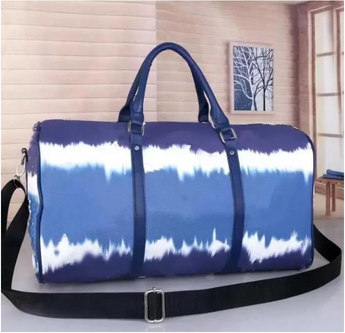 

55 colors 2022 duffel mens designer travel clutch on luggage bag men basketball totes keepall 55 50 pvc clear handbag duffle bags