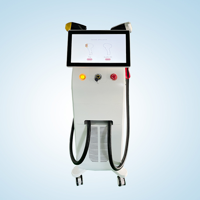 

New Double Handle Diode Laser Hair Removal Machine reasonable whole sales price spa clinic use