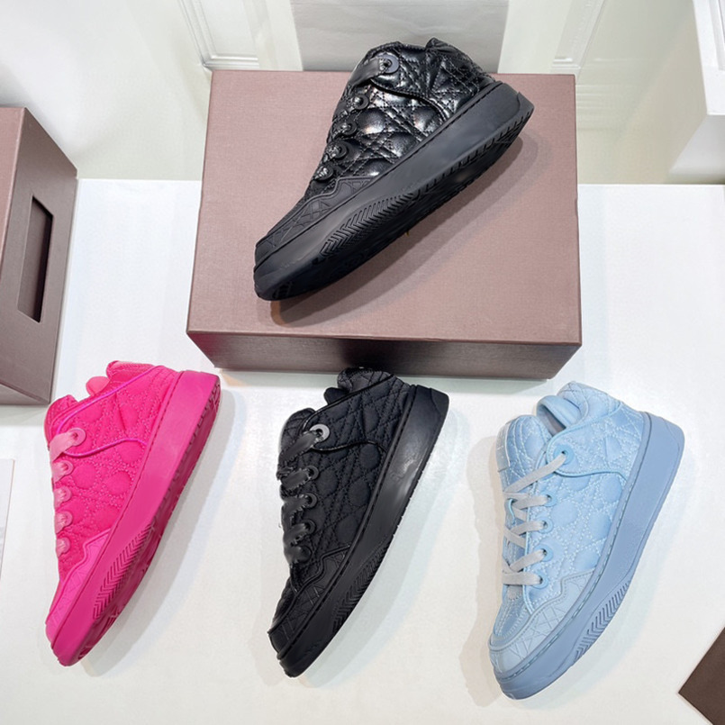 

Top ERL Sneakers Designer Men Platform Shoes California Couture Silk Suede Leather Embroidery Sport Shoes Women Luxury Shoes With Box NO395
