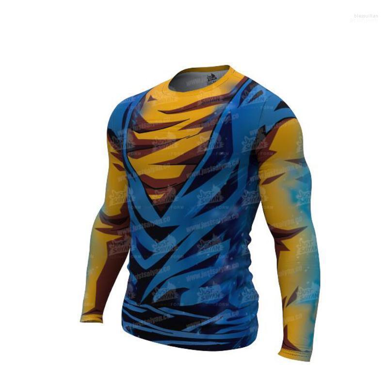 

Men's T-Shirts 2022 Brand Fitness Compression T-Shirt Men Short Sleeve 3D Exercise Tops T Shirt Summer Fashion Casual Tshirt Bles22, Blue