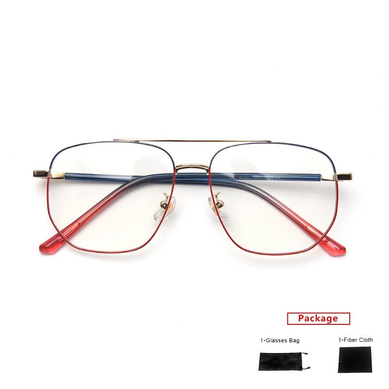 

Fashion Sunglasses Frames Mimiyou Alloy Pilot Glasses Frame Women Eyewear Retro Men Computer Optical Myopia Eyeglasses Brand Design OculosFa