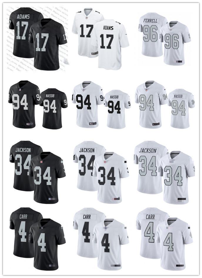 

custom 17 Davante Adams Las Vegas''Raiders''34 Bo Jackson 24 Charles Woodson 4 Derek Carr 11 Henry Ruggs III 28 Josh Jacobs Football Jerseys, Colour