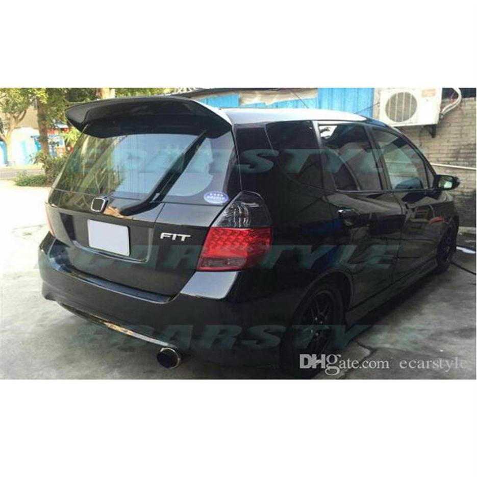Pour Honda Fit Jazz 03-08 Spoiler Fit Jaz Jaz Wing Verre Fibre Fabriqué UNTAINT326N