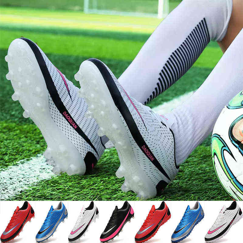 

Soccer Shoes 2020 Latest Men's and Women's Couple Football Shoes Men's Women's Couple Football Boy Girls Sn 220331, Red black6