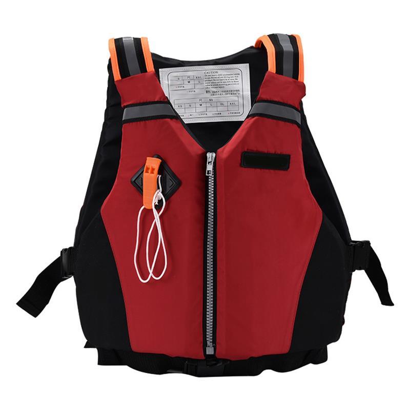 

Motorcycle Apparel Dynamic Paddle Sports Life Survival Vest With Emergency Whistle And Reflective Strips For Diving Swimming High Visibility