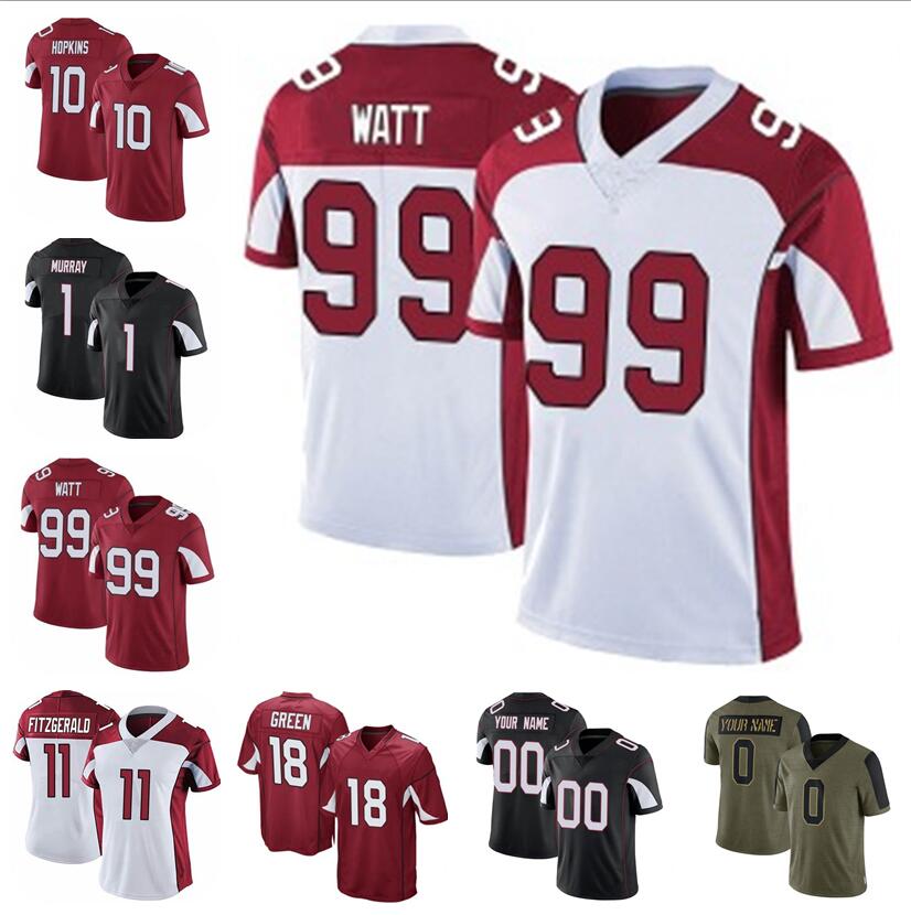 2022 Fans Kyler DeAndre Zach Watt Ertz Hopkins Murray jersey Green Custom American football Jerseys For Mens Womens Youth Kids Shirts girls All S